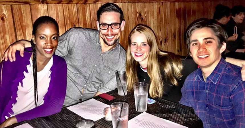 L to R: Strategic Planning Boot Camp student Danielle McKinley, David Ligon and Rebecca McAfee and friend.